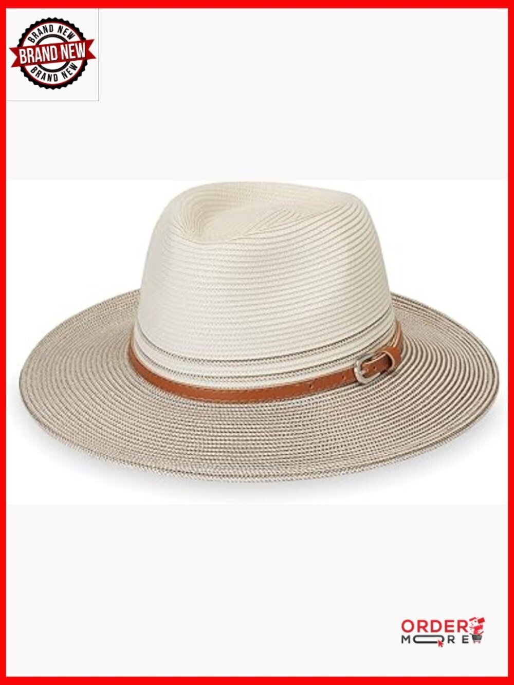 UPF 50+ Petite Fedora Sun Hat - Packable Travel Hat
